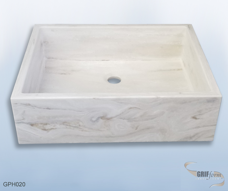 Custom sink installation.