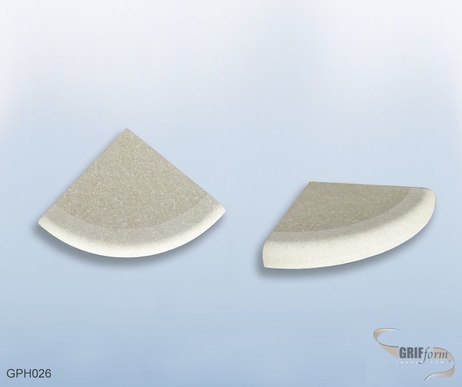 Custom bathroom accessory installation.