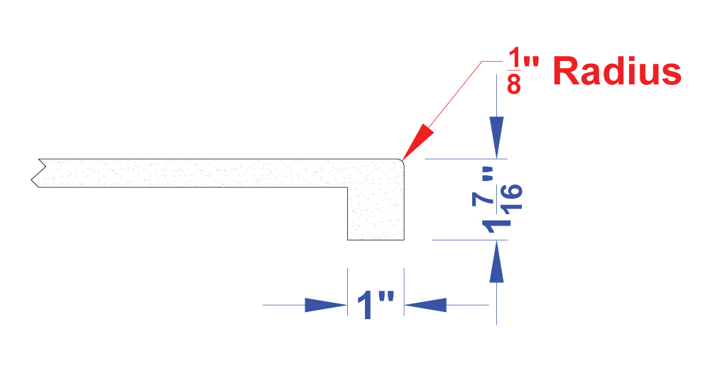 1/8" Radius